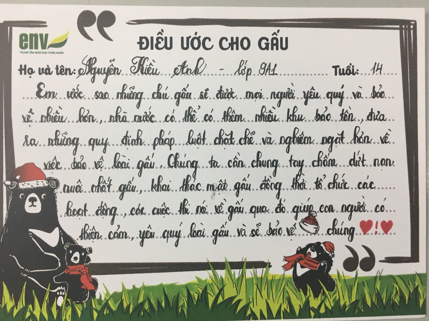 Gần[-]một[-]nghìn[-]điều[-]ước[-]cho[-]gấu[-]tại[-]trường[-]THCS[-]Phụng[-]Thượng